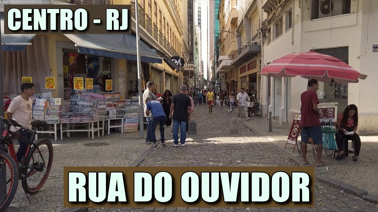 Rua do Ouvidor: Andando no Centro do Rio de Janeiro - RJ