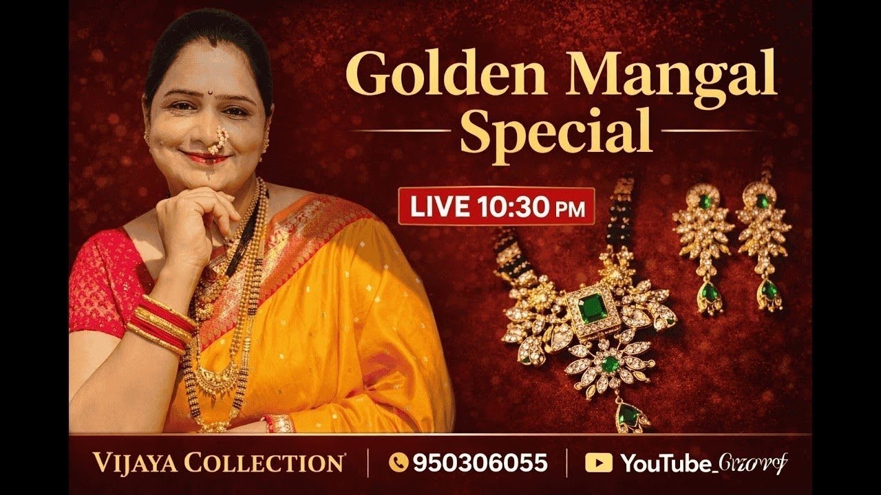 Maharashtrian Golden Mangal Sutra Drop | Limited Bridal Stock
