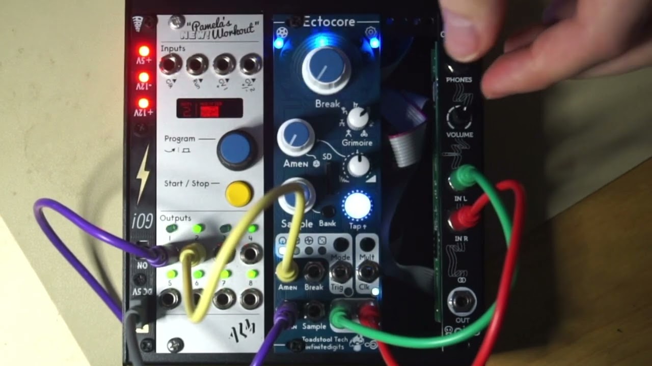 ectocore - how does the amen knob/cv work?