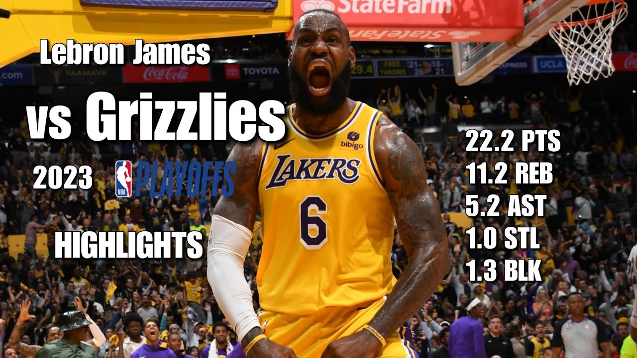 Lebron James Full Round 1 highlights vs Memphis Grizzlies | 2023 Playoffs