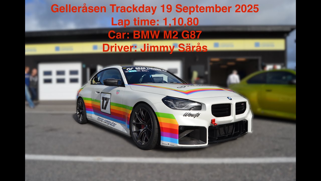 Geller&aring;sen / Karlskoga Motorstadion lap time 1,10,80 BMW M2 G87 -24