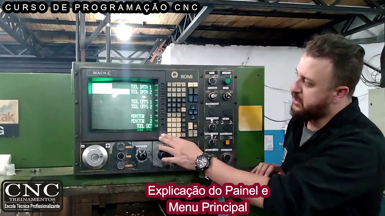 Como Ligar e Referenciar Torno CNC Comando Mach 4 | Professor Josuel | CNC Treinamentos
