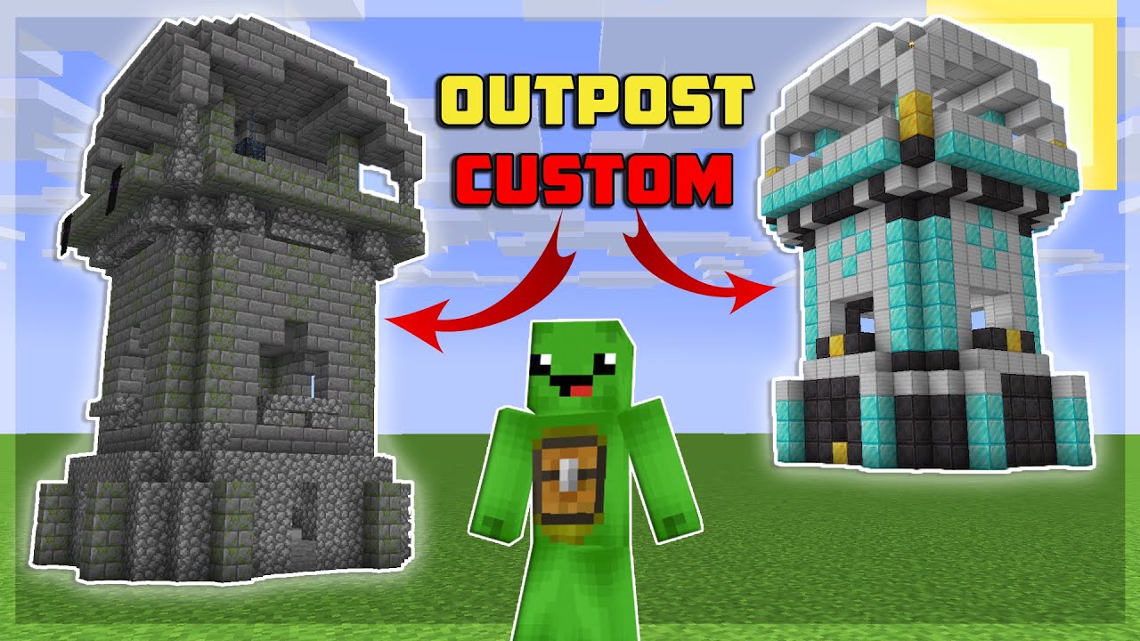 Minecraft Dar Pot Sa Craftez Outposturi Custom