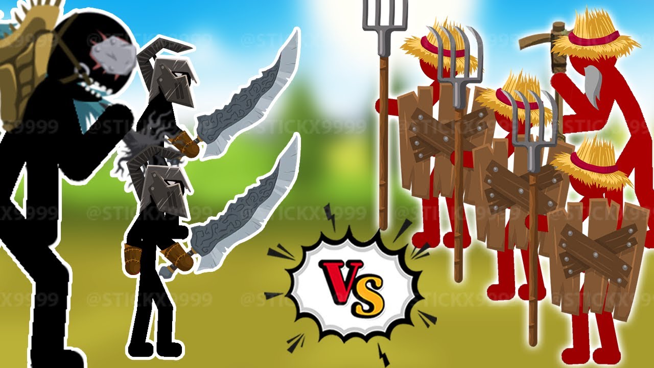 Farmer Army: Magikill & Swordwrath Unite Against ALL Units ⚔️ STICK WAR SAGA 💥 Stickx9999