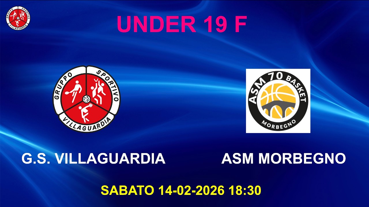 UNDER 19 F   GS VILLAGUARDIA - AS MORBEGNO SAB 14-02-2026 18:30