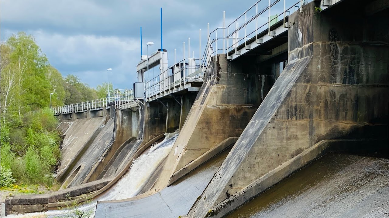Hydro Power Plant Vessigebro in &Auml;trafors Sweden
