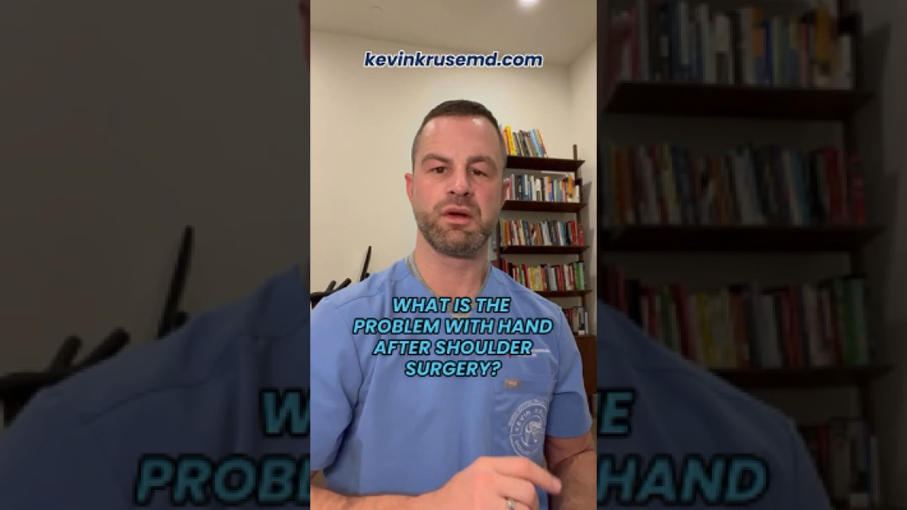What Is The Problem With Hand After Shoulder Surgery #shouldersurgery #shouldersurgeon
