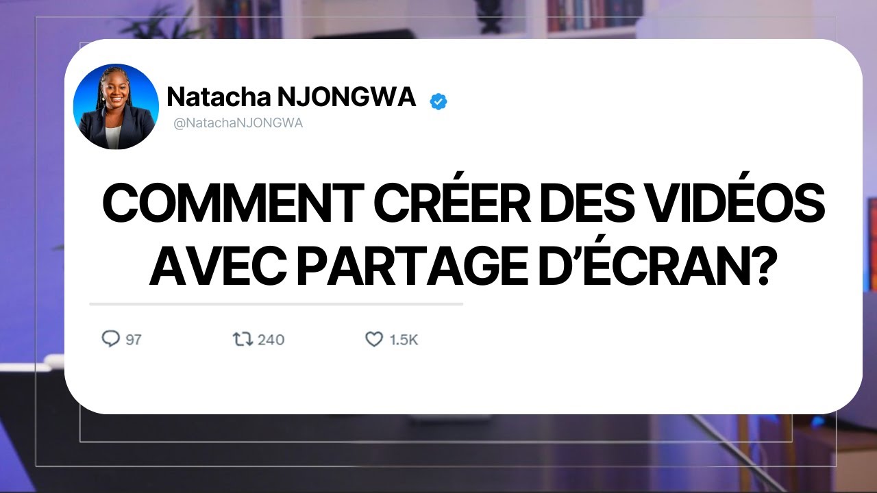Comment Créer Une Vidéo En Ligne Avec Partage D’Écran Et Facecam