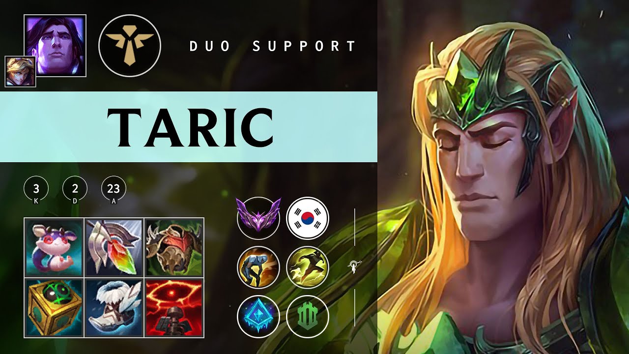 Taric Support vs Sona - KR Master Patch 25.22
