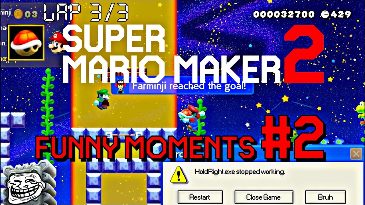 Funny Moments and More! #2 - Super Mario Maker 2