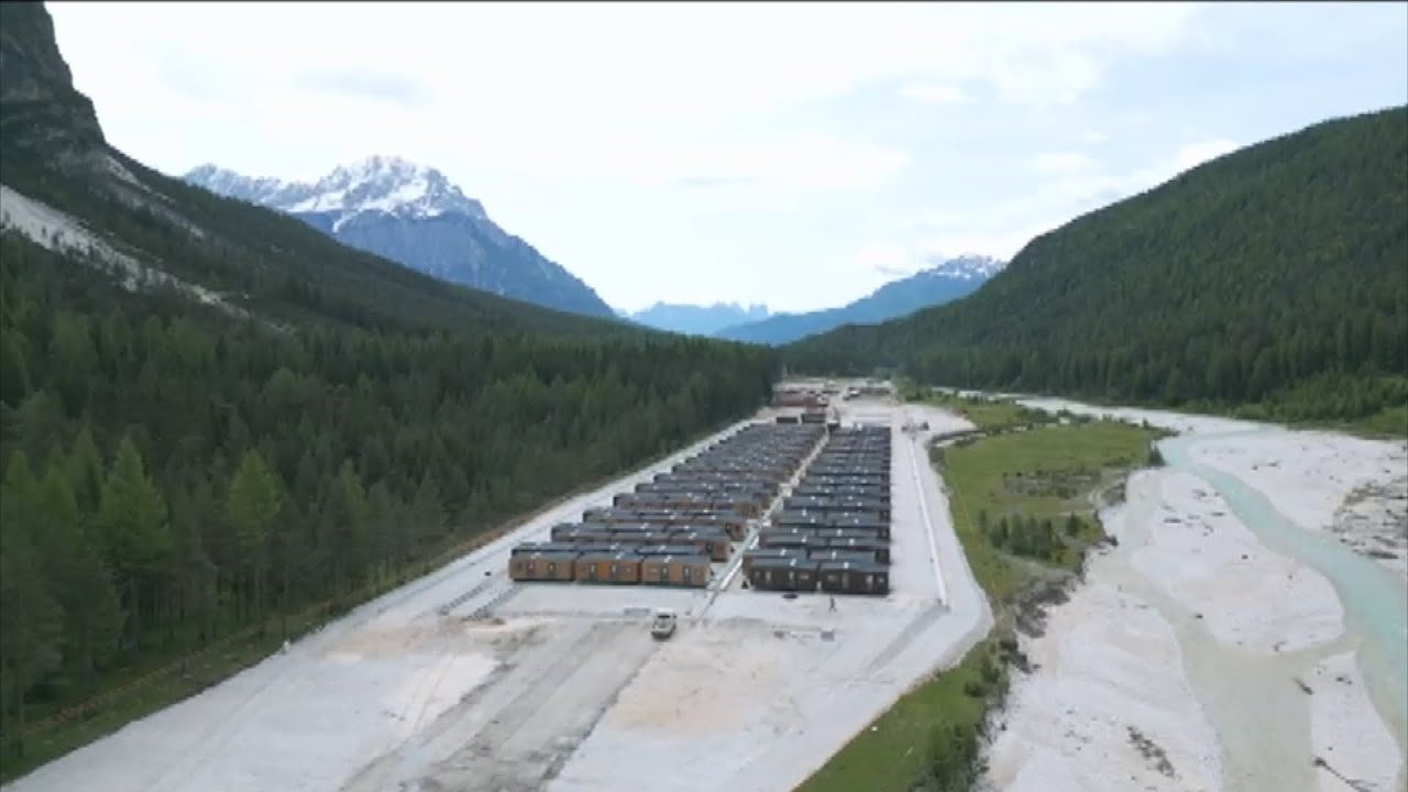 Villaggio Olimpico di Cortina: procedono i lavori in vista dell'arrivo di 1400 atleti