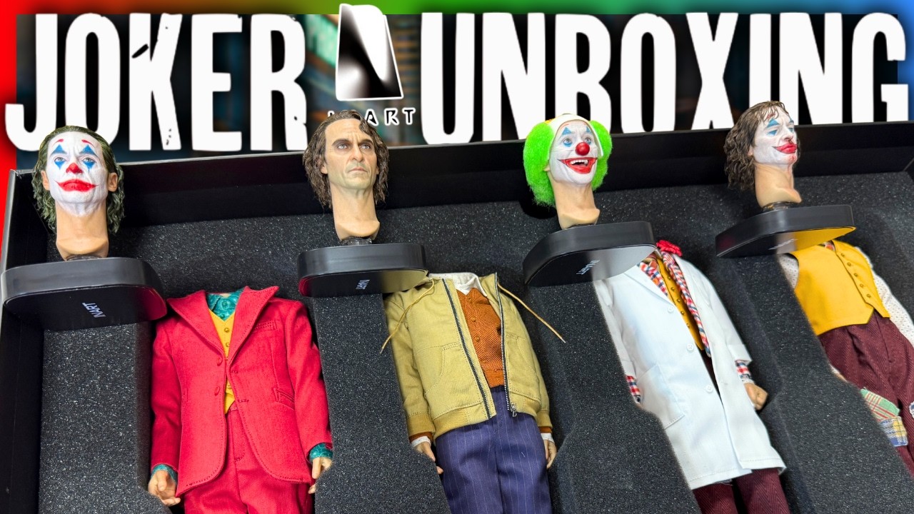 ¡Esto es una P**A SALVAJADA! 🤯 JOKER Inart Full Set (4 figuras) 🤡 Unboxing y Primeras Impresiones