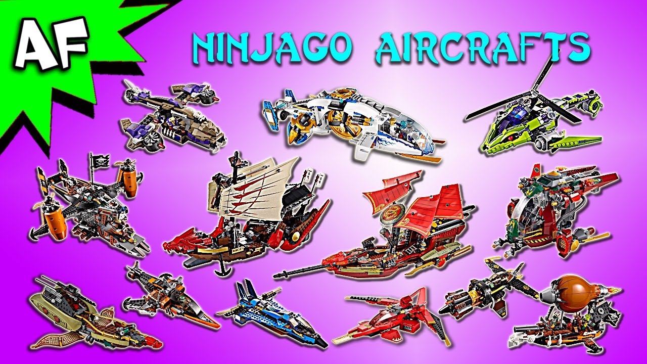Every Lego Ninjago AIRPLANES / AIRCRAFTS Complete Collection!