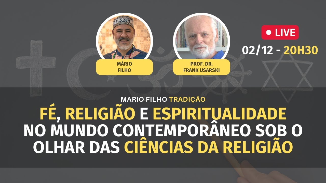 F&Eacute;, RELIGI&Atilde;O E ESPIRITUALIDADE NO MUNDO CONTEMPOR&Acirc;NEO SOB O OLHAR DAS CI&Ecirc;NCIAS DA RELIGI&Atilde;O