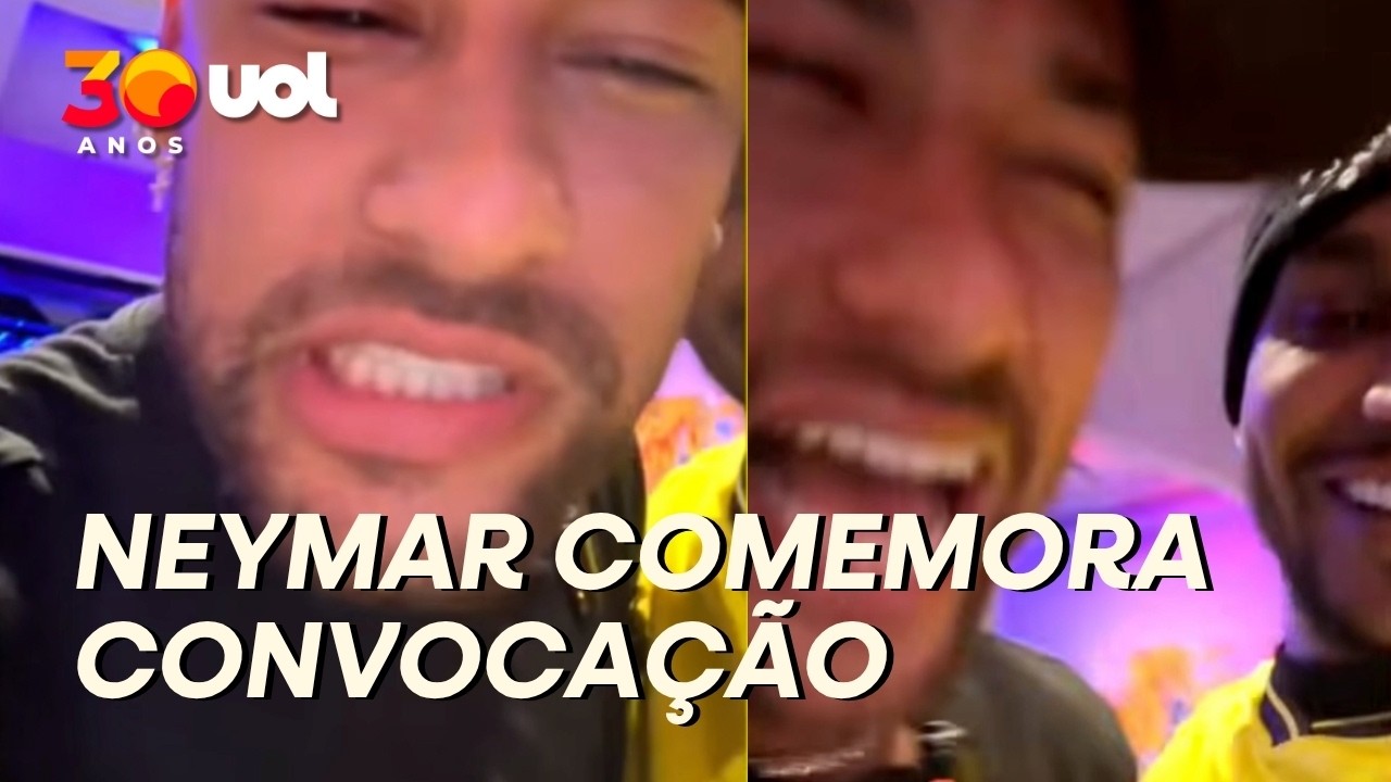NEYMAR COMEMORA CONVOCA&Ccedil;&Atilde;O DE ANCELOTTI PARA COPA DO MUNDO; VEJA V&Iacute;DEO