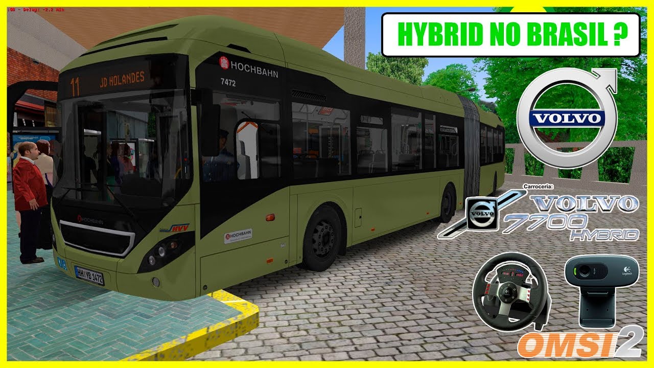 #OMSI2 7700 NO BRASIL ? VOLVO HYBRID EM CURITIBA
