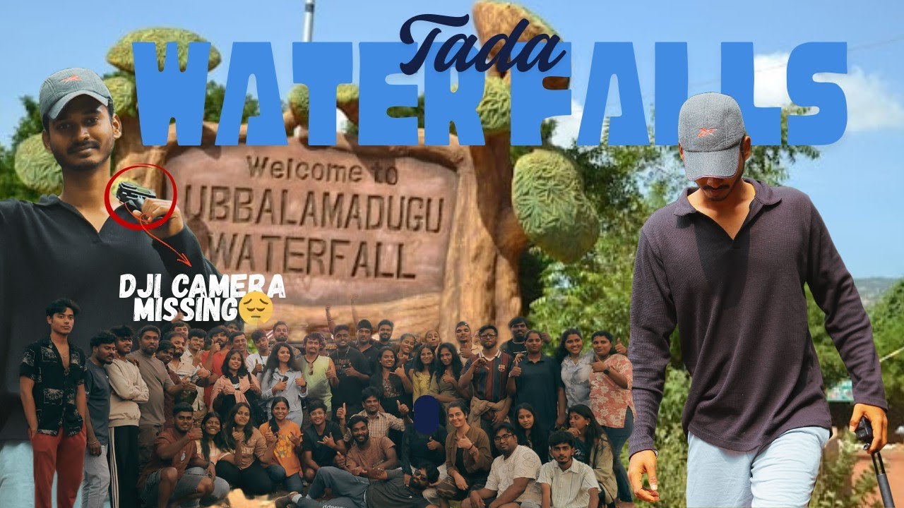 Tada waterfall vlog tamil | Dji camera thoolachitan 😯| @BarathVibes