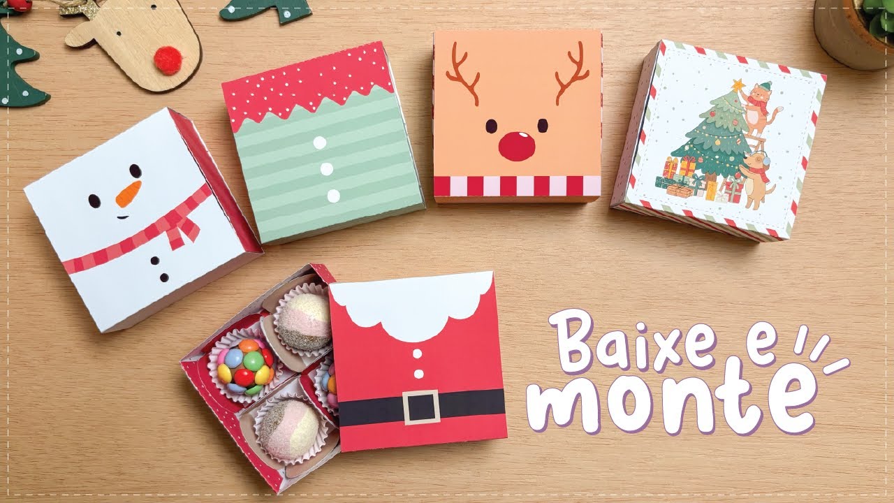 CAIXINHA 4 DOCES - NATAL | COMO FAZER?