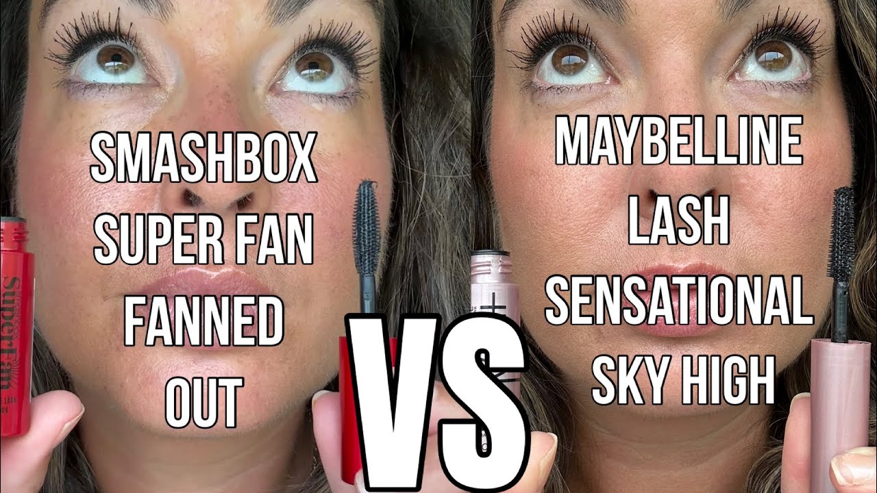 Smashbox Super Fan против Maybelline Sky High Mascara | Честный тест и сравнение ресниц 2025 года