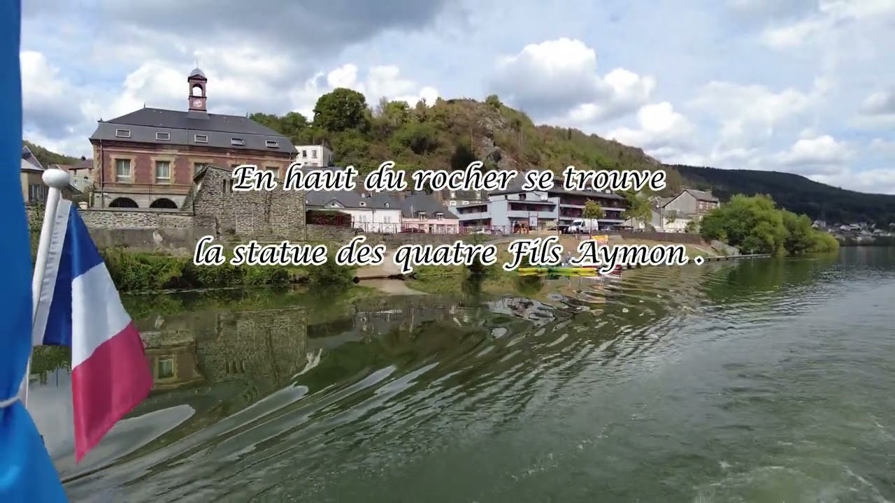 Balade en bateau sur la Meuse à Monthermé le 3 9 22