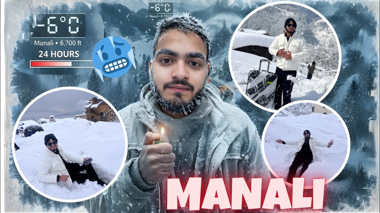 I survived (-10° C) in Manali. Travelled for 15 km for the food . # Day 3 #travel #trending #viral 