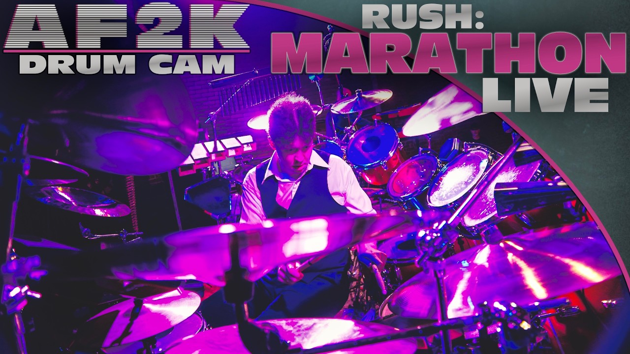 AF2K Drum Cam - Marathon by Rush (Live at House of Independents)