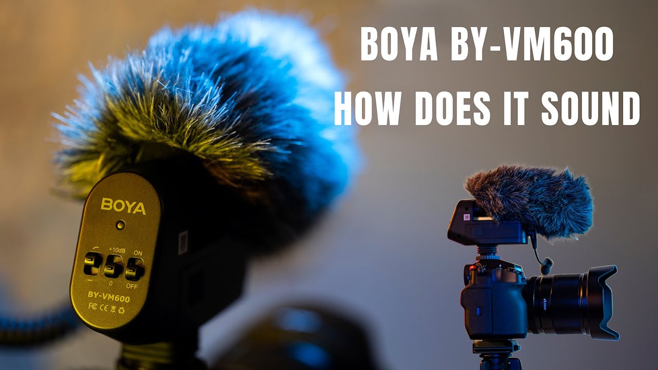 Shotgun Mic for home studio vs. vlogging - BOYA BY-VM600