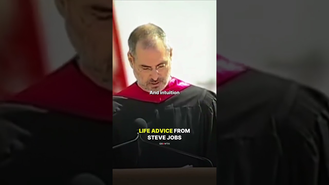 LIFE ADVICE from Steve Jobs.