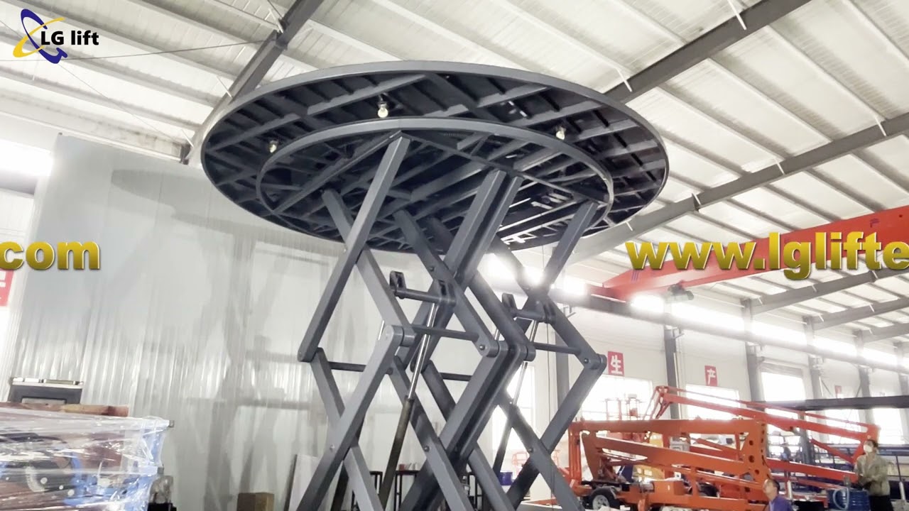 LGLIFT SCISSOR LIFT INTEGRATED WITH CAR TURNTABLE