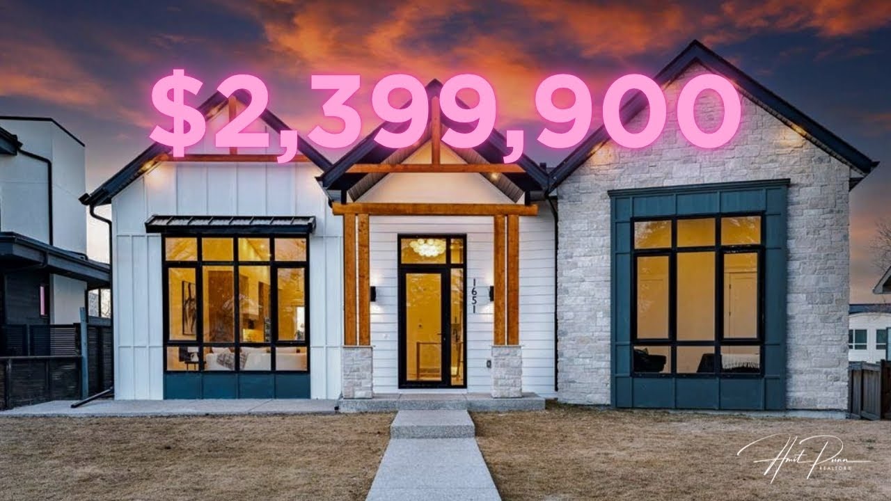 Inside a $2,399,900 Modern Farmhouse in Calgary's St Andrew Heights! - Luxury Home Tours