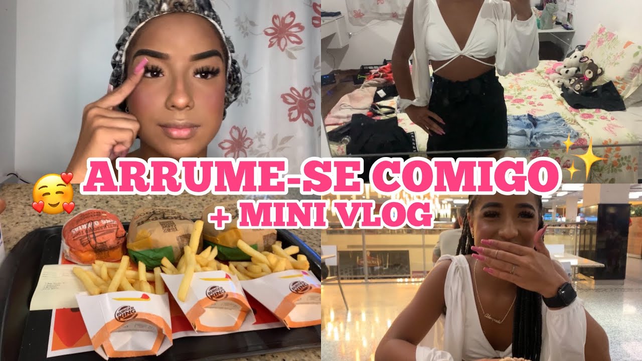 ARRUME-SE COMIGO PARA IR AO SHOPPING + MINI VLOG ✨ | Ninninha Souza