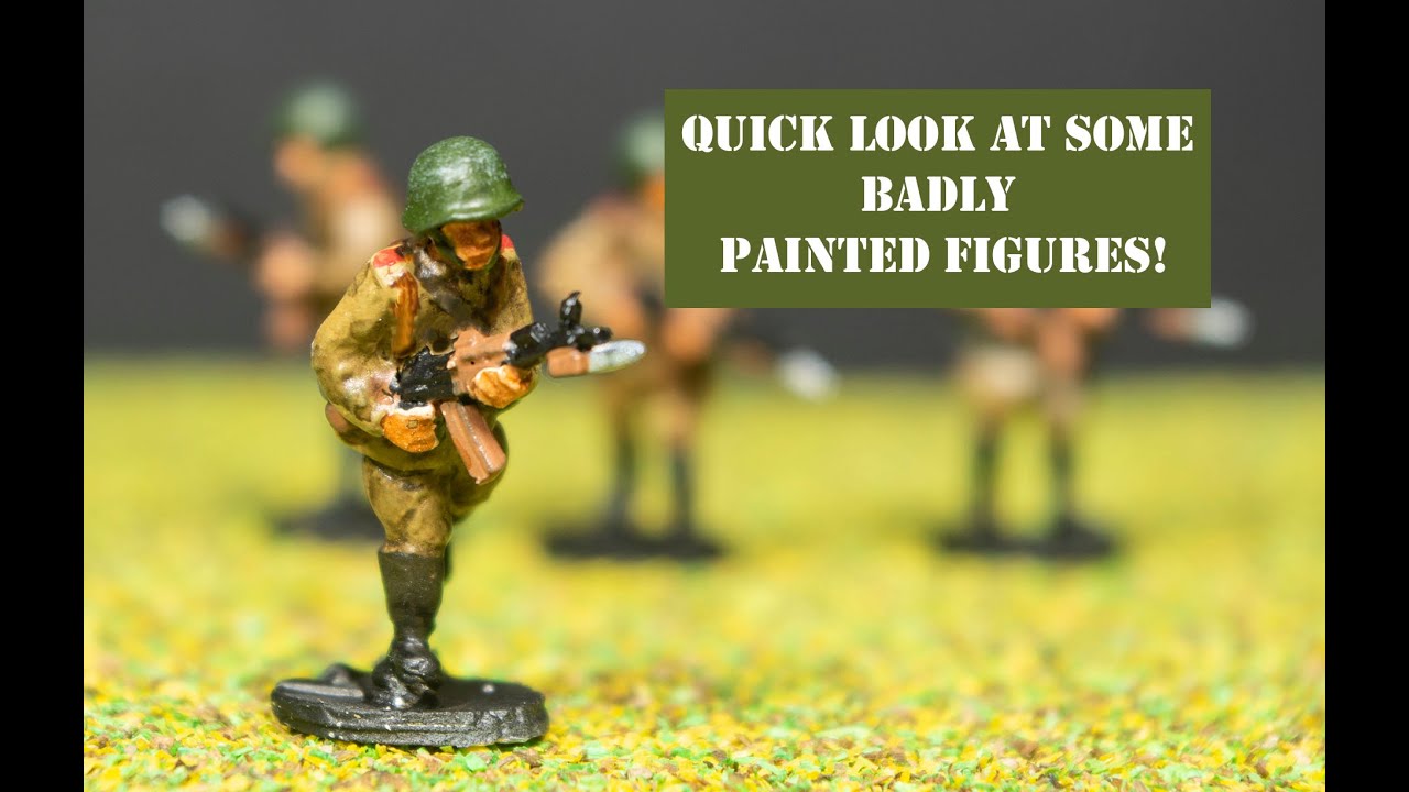 Quick look at the Elhiem 1:72 CWR01 Soviet Riflemen War Gaming Figures