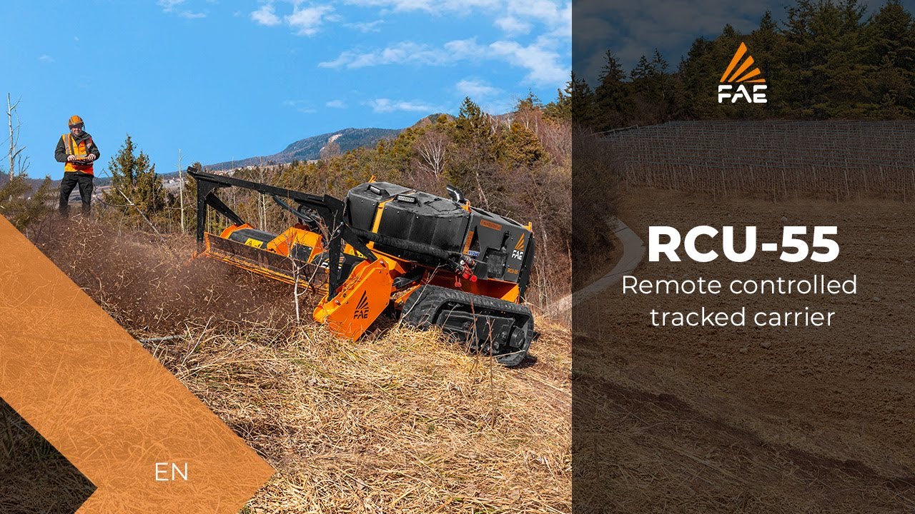 Compact and professional remote controlled  tracked carrier