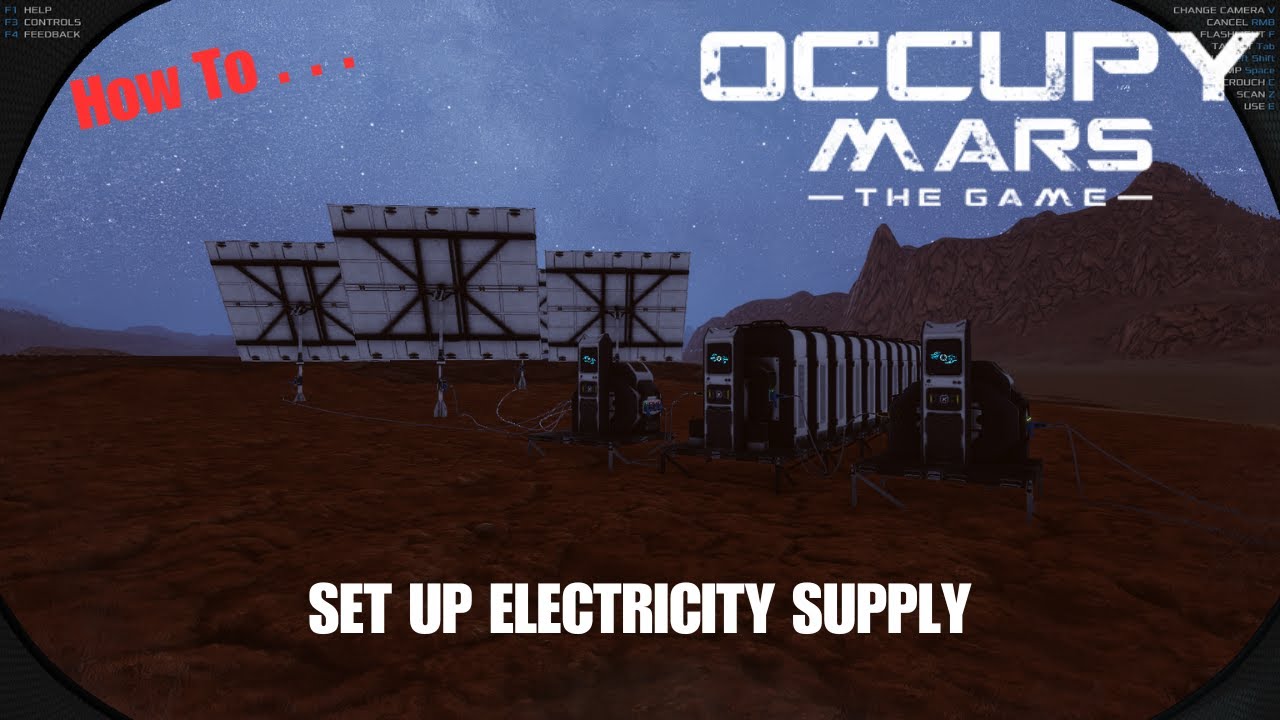 Occupy Mars The Game - How to Set Up Electricity Power