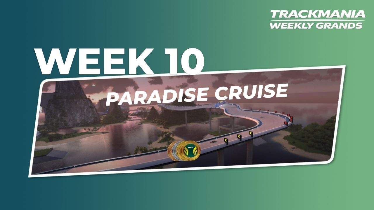 Trackmania Weekly Grands - Paradise Cruise Author Medal