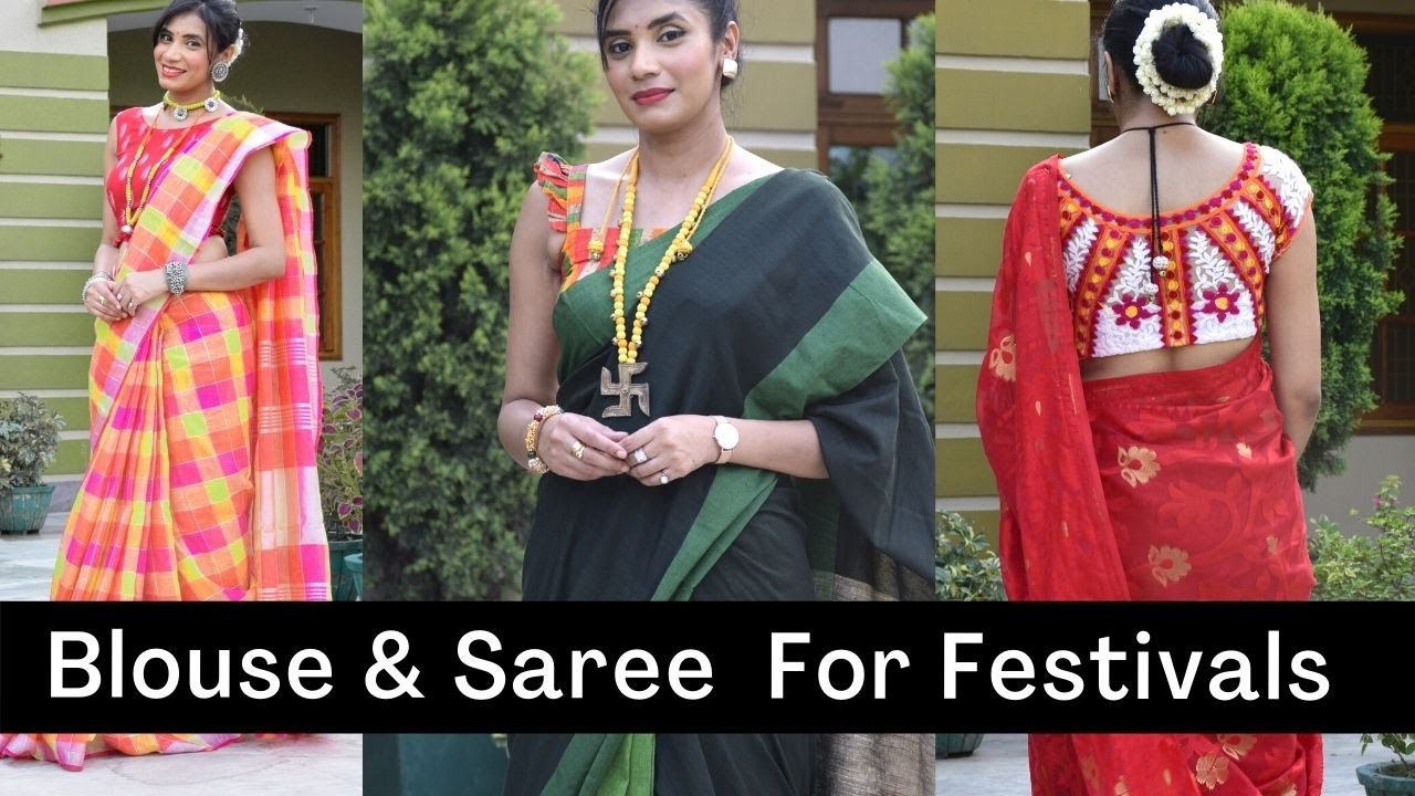 Saree Looks for Diwali + Jewellery Tips | Aanchal
