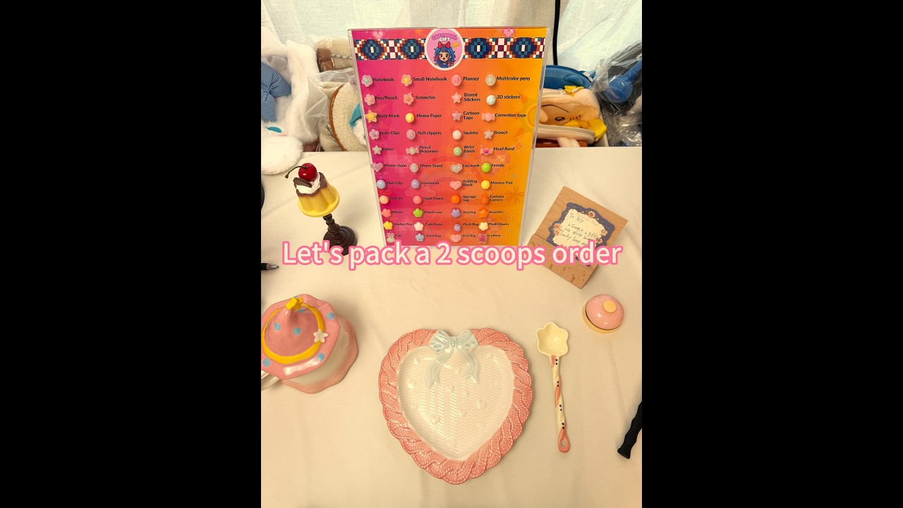 Let’s Pack a 2 scoops+2 gifts scoops order for Yoly