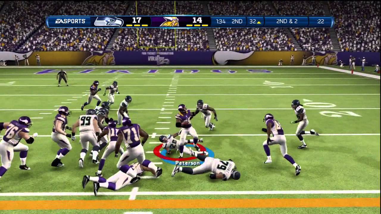 Madden 13:PONDER SO STRONG?--Madden 13 ONLINE GAMEPLAY-VIKINGS Vs. SEAHAWKS