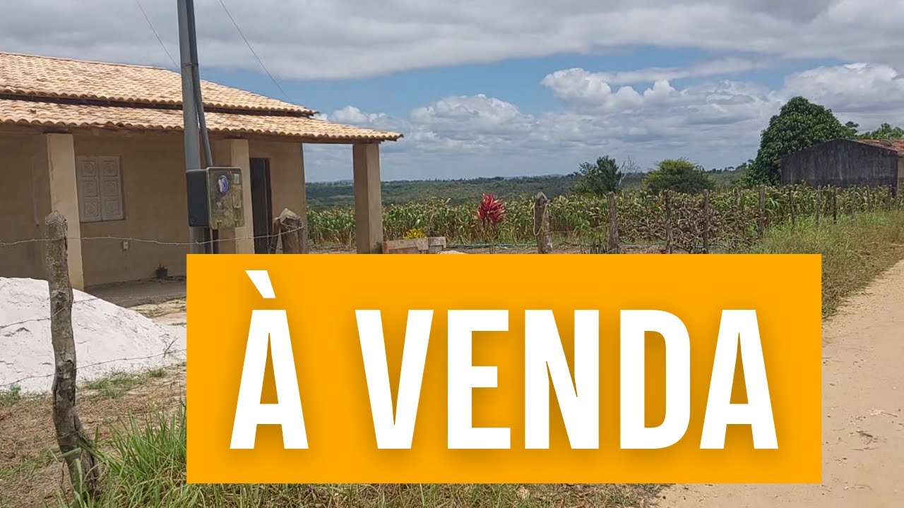 ESSA PROPRIEDADE POSSUI MINA D'ÁGUA E ESTÁ À VENDA | CASA NOVA E TERRA BOA | (INDISPONÍVEL)