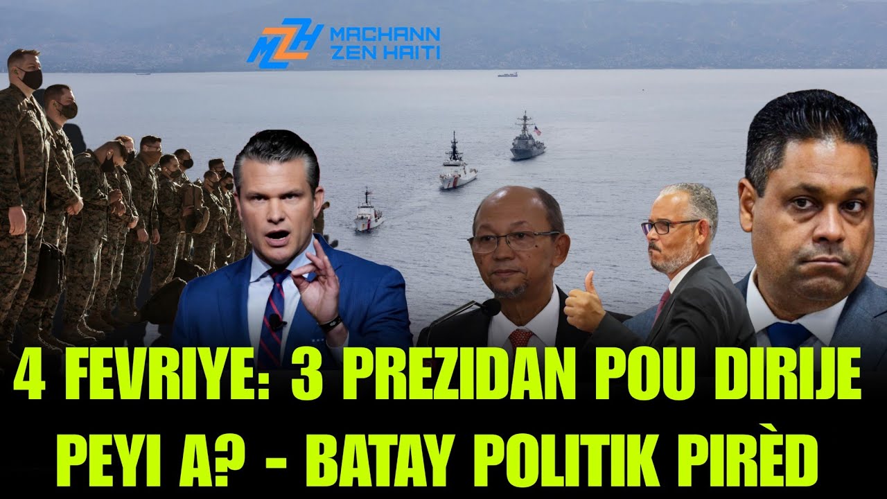 NOU MELE si kou sa a pase! Men sa 4 manb CPT yo vle - Bato Militè Ameriken deja sou lanmè pòtoprens 
