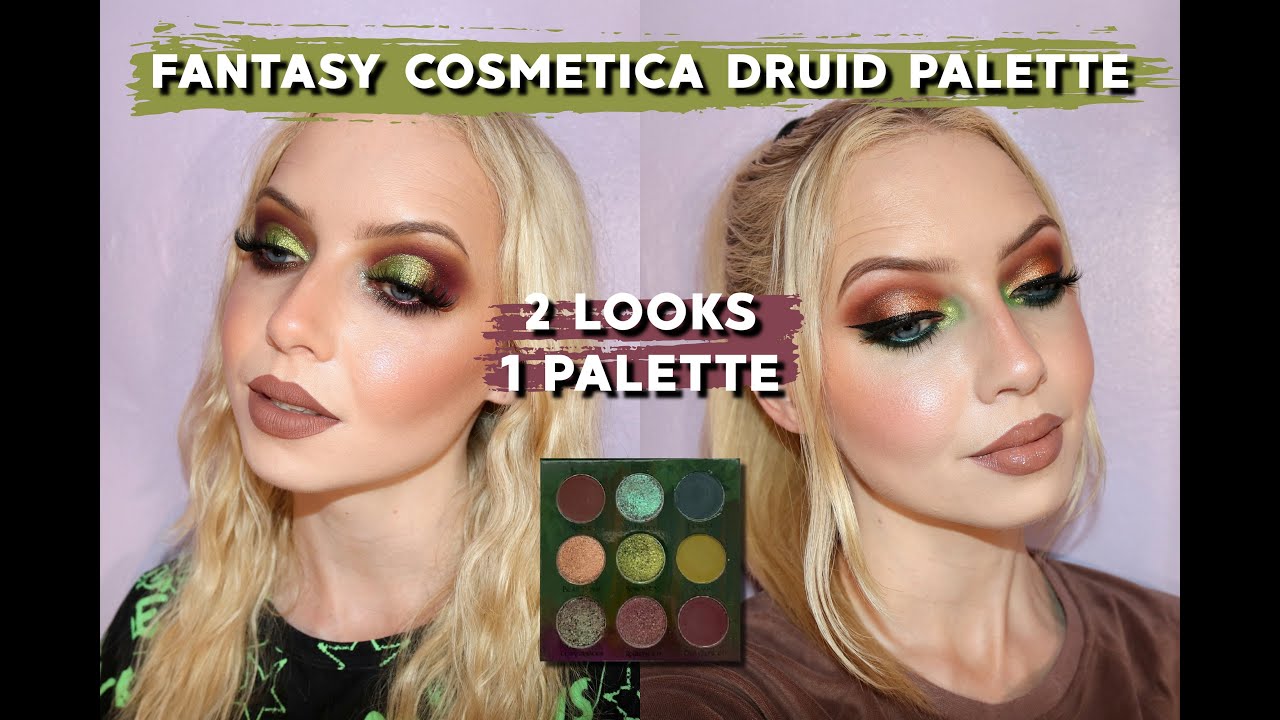 FANTASY COSMETICA DRUID PALETTE | 2 LOOKS 1 PALETTE 🍃
