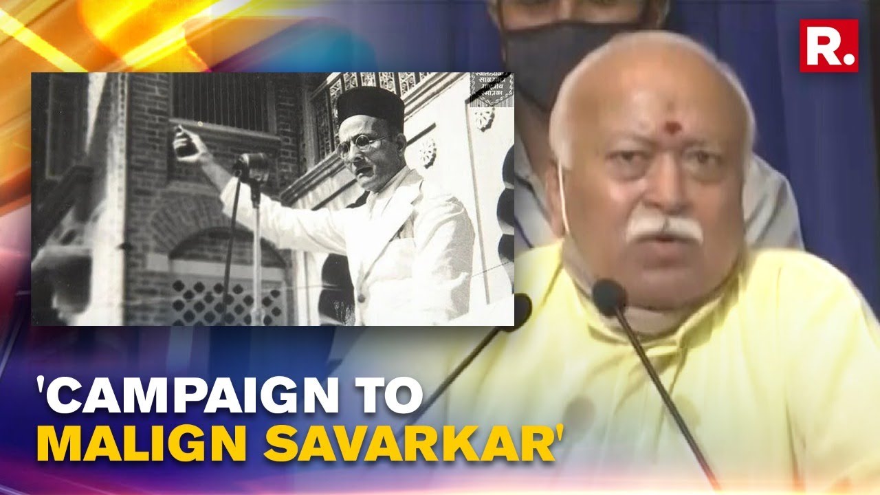 'Savarkar wrote about Hindu-Muslim Unity', RSS Chief addresses launch of 'Veer Savarkar' book