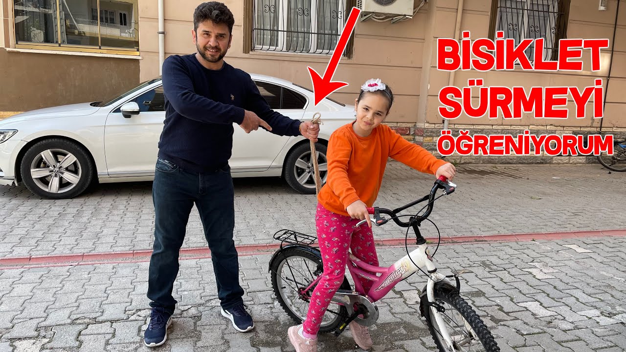 Elif Bisiklet Sürmeyi Öğreniyor Bisiklet Sürmeyi Öğrenmek Bu Yöntemle Çok Kolay