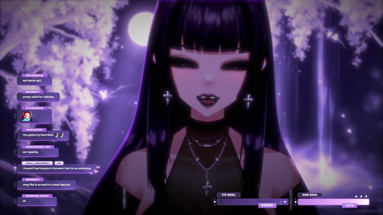 [18+ 3DIO] goth gf gives you gentle ear cupping & kisses ♡