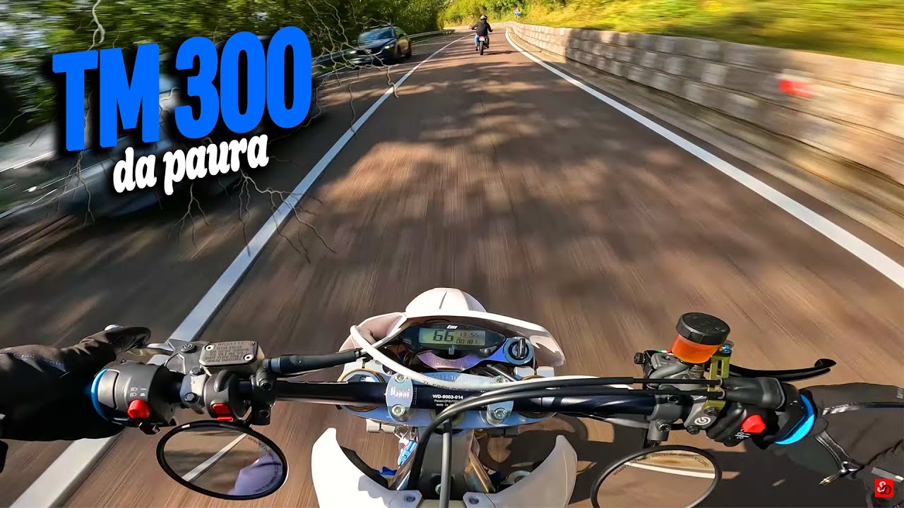 TEST RIDE TM SMR 300 2023 2t (quickshifter pure sound) + Wheelie