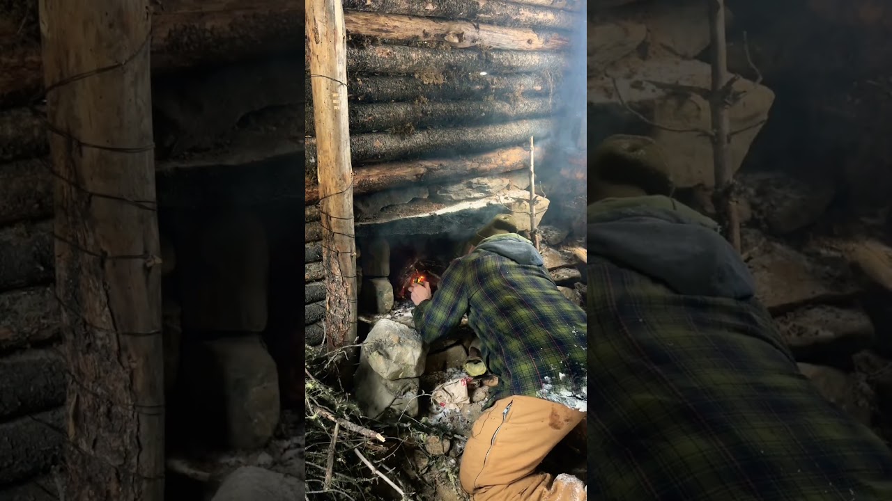 Cracking open the bushcraft shelter cabin 