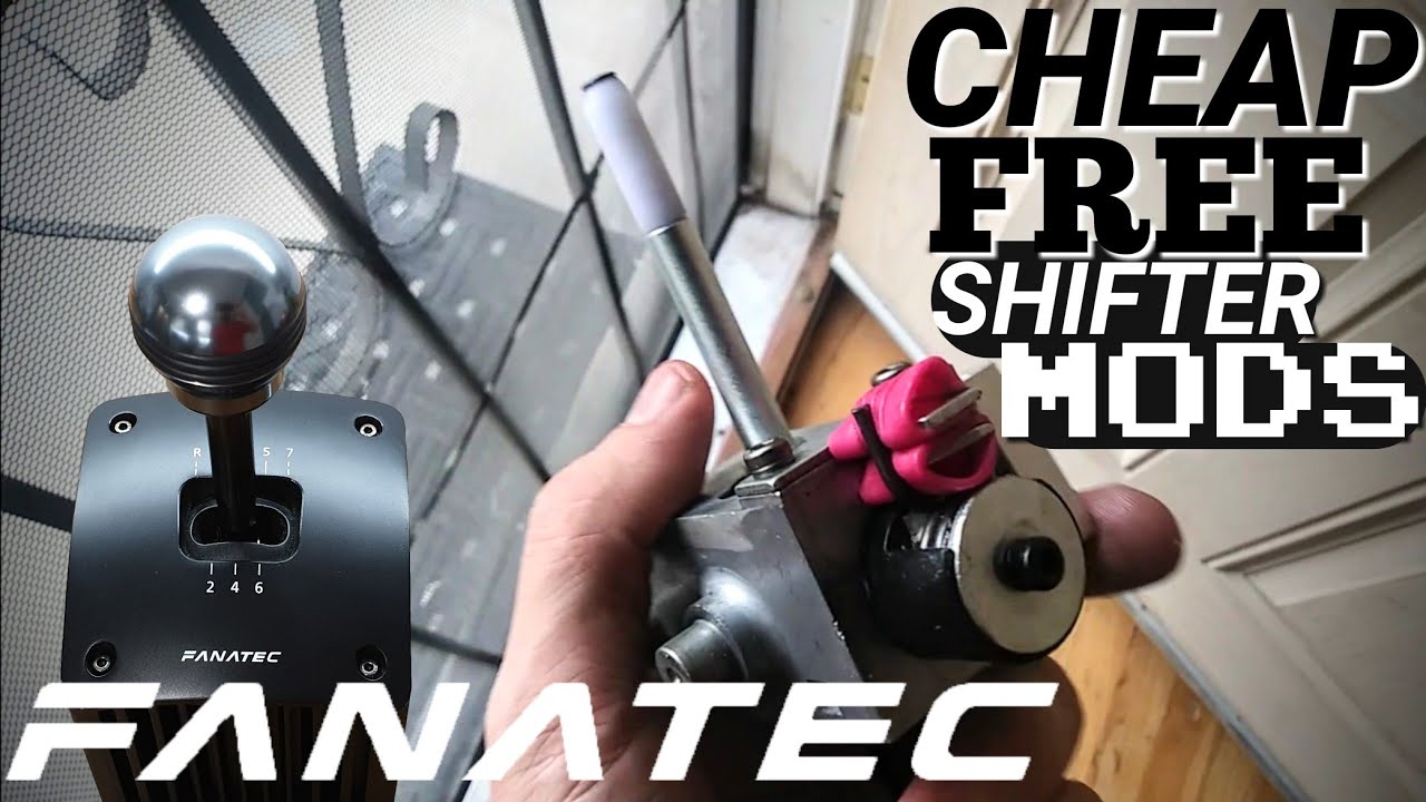 3 Cheap and FREE FANATEC H-Pattern Shifter MODS!