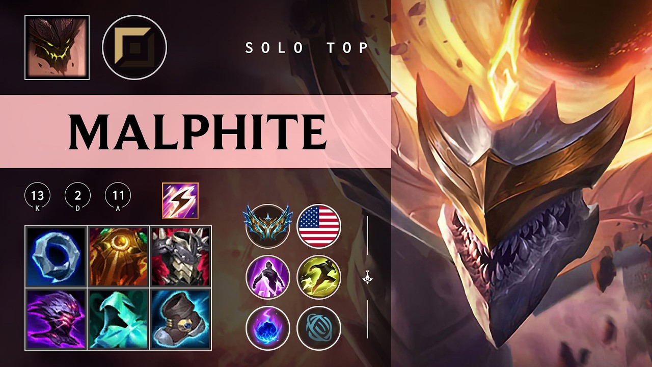 Malphite Top vs Dr. Mundo - NA Challenger Patch 26.06
