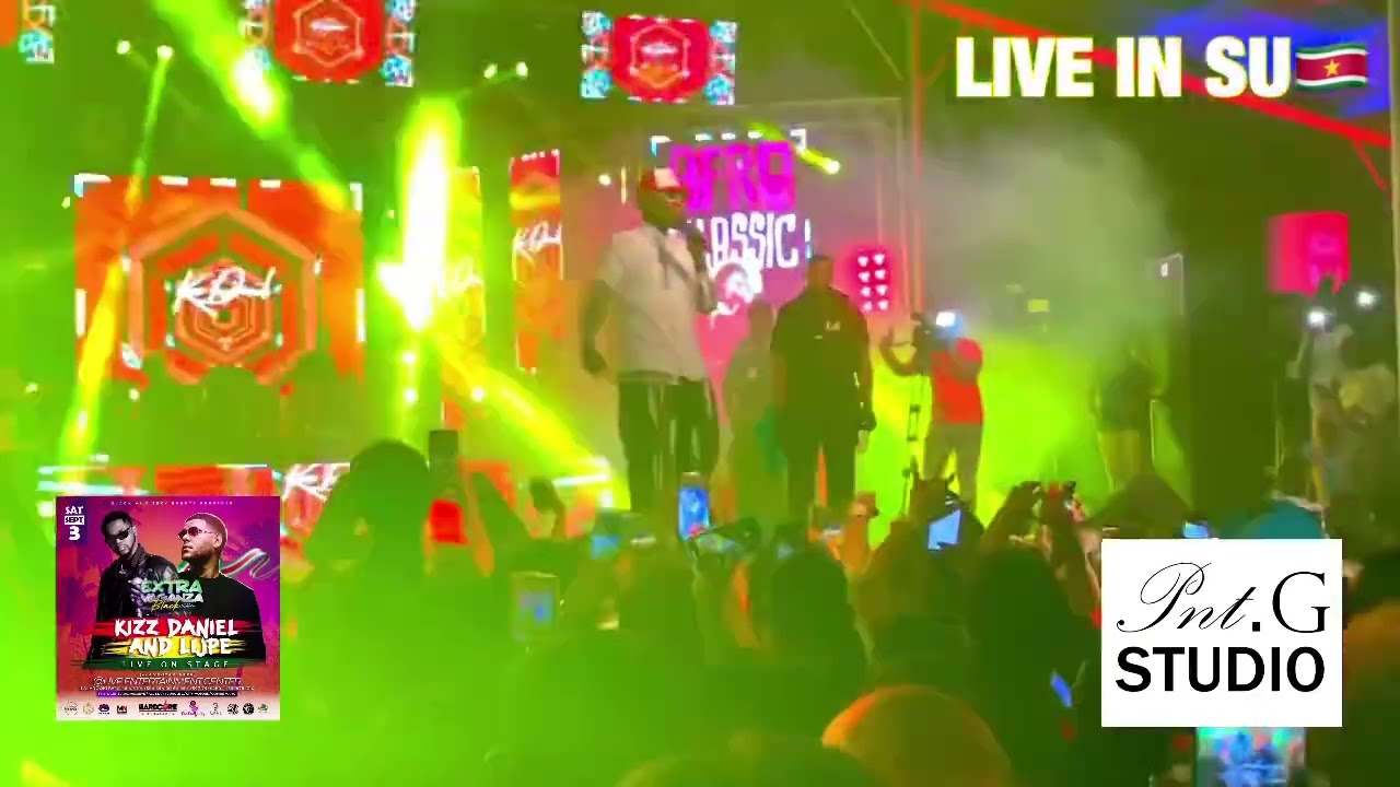 KIZZ DANIEL LIVE SHOW IN SURINAME