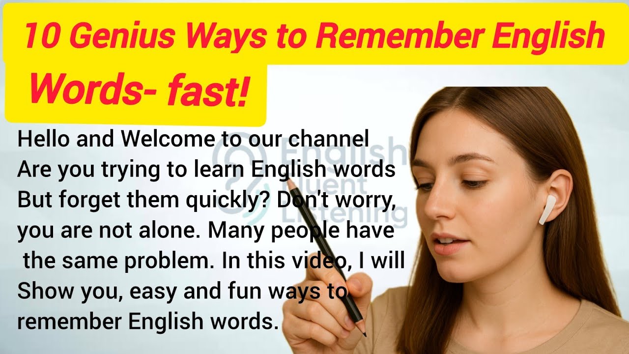 10 Genius Ways to Remember English Words_Fast// Improve English Vocabulary Skills//